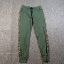 Sundry Joggers Womens Small 1 Green Side Stripe Pull On Sweatpants Athleisure picture
