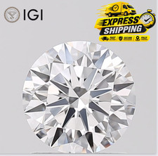 1.08 Ct Round Cut IGI Certified Lab Grown CVD Diamond E Color VS1 Clarity Stone picture