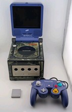 Nintendo GameCube Black Console w/ Indigo Intec Portable Screen Bundle  picture
