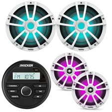 Kicker Gauge Bluetooth Radio, 6.5