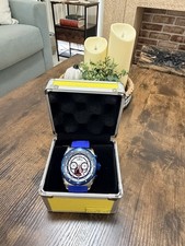 Invicta Speedway Nacrite 69837 Men's 50mm Quartz Blue Silicone Watch picture