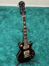 2004 Epiphone Les Paul Electric Guitar Ebony/Black Body picture