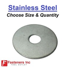 OD Stainless Steel Fender Washers Type 304 (Choose Size & Quantity) picture
