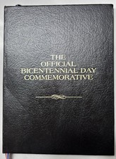 The Official Bicentennial Day Commemorative Medal & Booklet 1976 Franklin Mint picture