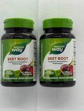 NATURE'S WAY Beet Root 1000mg, 1 2 x 100 Vegan Caps, EXP 4/2030,  picture