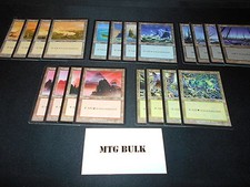 20 Basic Land - URZA'S SAGA - 1x of each art - Sets - Magic MTG FTG picture