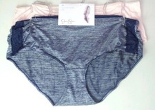 JESSICA SIMPSON Women's Panties 2X Hipster 2 4 6 8 Pack Full Figure Blue Pink picture