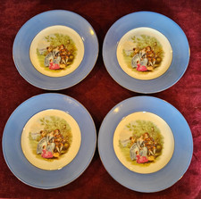 Rudolf Wachter Germany Haviland Bavaria Set of 4 Plates 8-1/2
