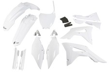 UFO White Plastic Kit fits Honda: CRF250R (2018-2021), CRF450R (2017-2020) picture