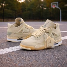 Jordan 4 Retro Off-White Sail Cream Beige Size US 7-12 (Men's) NEW picture
