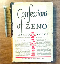 Italo Svevo Confessions of Zeno HC w/ Dust Jacket Knopf 1930 (de Zoete) picture