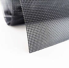Heavy-Duty Car Grill Mesh, SS304 Metal Stainless Steel, Black PVC Coated, 13