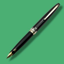 SAILOR Fountain Pen 21K Nib Fine Black Silver Cartridge Type Japan 715 picture