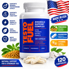 TestoFuel 120 T-Booster Pills - Test Booster for Men - 100% Natural Ingredients  picture