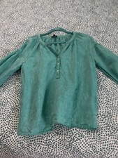 Talbot green linen top, very pretty picture