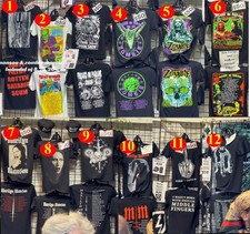 Rob Zombie Marilyn Manson Freaks On Parade Tour 2026 Concert T-Shirt picture