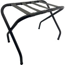 (Set of 2) Luggage Racks: Durable Steel Portable Folding Suitcase Stand - Gray picture