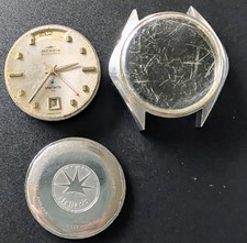 1964 Swiss SS Mondia Stellaris 25 AS 1827 25J Movement + Dial  Spares + Repairs  picture