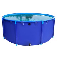 Canvas Fish Pond Above Ground Pond Above Ground Fish tank  634Gal Round Koi Pond picture
