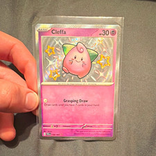 Cleffa Paldean Fates 150/091 Shiny Rare Holo English 2024 30 HP picture