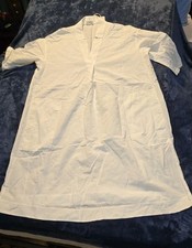 COS White V-Neck Short Sleeve Dress Pockets Women's S NWT picture