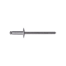 25 Pcs Pan-L-Rivets Aluminum Large Flange 3/8 Compatible with GM 15502538 Silver picture