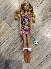 SEE AD Barbie Fashionistas Summer Doll With Purse Animal Print 2011 Mattel W3896 picture
