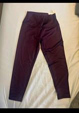 Aerie Women’s Leggings Purple Solid Ankle Style, Regular Size M picture