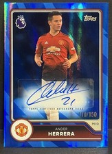 2026-27 Topps EPL Premier League Man United Ander Herrera Auto Blue Foil /150 picture