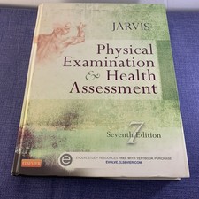 Jarvis Physical Examination and Health Assessment 7th Edition Hardcover Textbook picture
