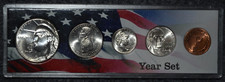 1776-2026 P Semiquincentennial 5-Coin Uncirculated Set In Year Set Flag Holder picture