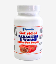 (Intestinal Worms) (ANTI PARASITES) DESTROY EGGS - KILL &  FLUSH THEM OUT - USA picture