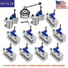 A1 40Position Quick Change Tool Post 12 pc For 150-300mm Lathe 6