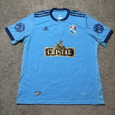 Adidas Sporting Cristal 2019 Home Soccer Jersey Shirt Blue Mens XL Peru Liga 1 picture