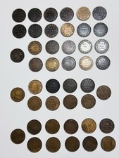 Nicer Canadian Large Cent Set Collection Album DDO H Over h, Large Leaves Broken picture