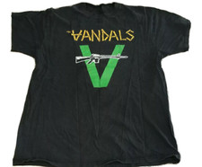 The Vandals Band Music Black T-Shirt Cotton All Size VK153 picture