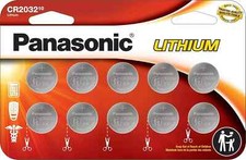 LOT  2 - 100 Panasonic LITHIUM BATTERY 3V CR2032 2032 BR2032 DL2032 Button Cell picture