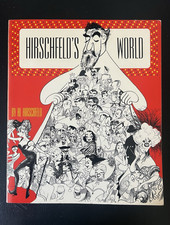 SIGNED Al Hirschfeld Hirschfeld’s World Book Broadway Art Rare Autograph picture