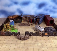 Painted Scrapyard Fallout Wasteland Warfare Terrain Sci-fi Post Apocalyptic RPG picture