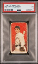 1909-11 T206 Piedmont 350 Iron Man Mcginnity PSA 1 picture