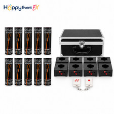 Happy Event FX 8PCS Wireless Cold Spark Base Kit with Remote Control & Case picture