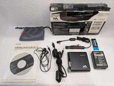 EXCELLENT COND | NEW Screens+Firmware | Sony MZ-M200 RH1 Hi-MD MiniDisc Recorder picture