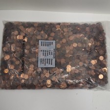 $50 Sealed Bank Bag of 5000 Pennies, Sealed & Unsearched  picture