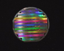 Vintage 1991 six inch Silicon Wafer, Hewlett Packard memory       picture