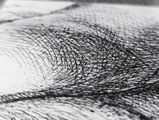 Male Nude original Drawing Gay interest Black and white collectible Erotic Art picture