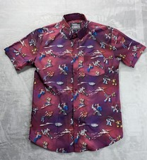 RSVLTS Transformers G1 Print Shirt Kunuflex Optimus Megatron Men's XL Button picture