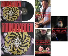 Soundgarden Signed Badmotorfinger Album COA Proof Autographed Vinyl Record picture
