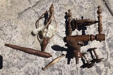 Antique Spinning Wheel Parts Pre Civil War 1849 to 1868 picture