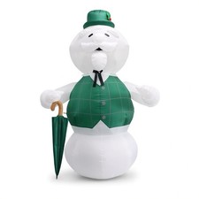 NEW 2026 8ft Christmas Inflatable Vintage Green-Vest Snowman PRE-SALE picture