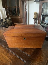 c.1870 Georgian Wood Tea Caddy  picture